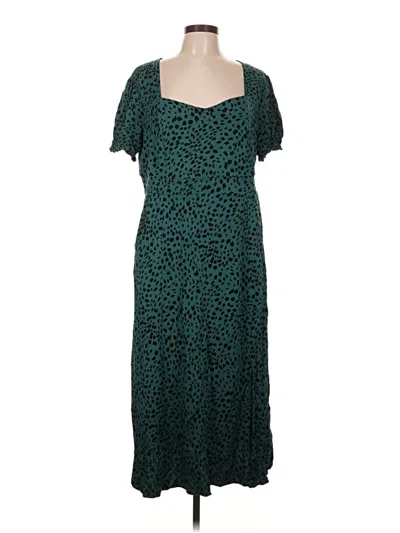 Pre-owned Torrid Casual Dress In Teal