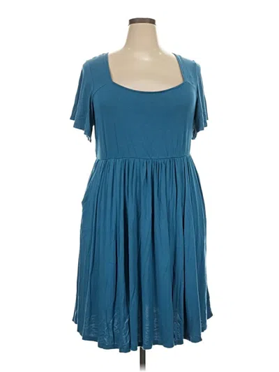 Pre-owned Torrid Casual Dress In Teal