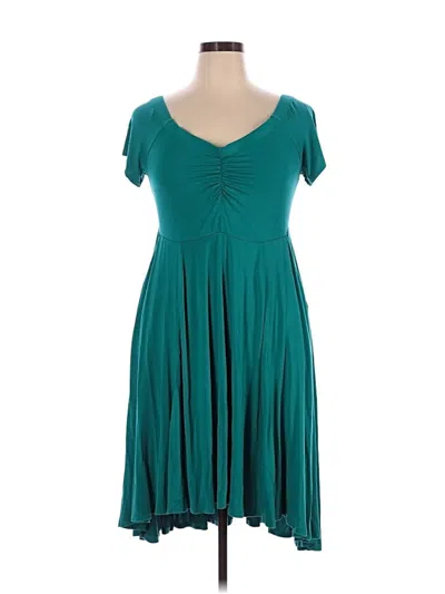 Pre-owned Torrid Casual Dress In Teal