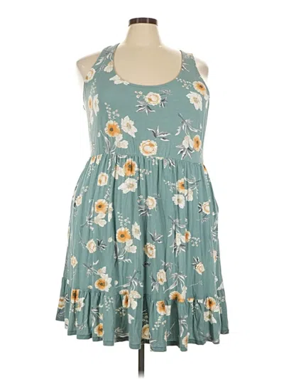 Pre-owned Torrid Casual Dress In Teal