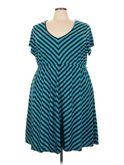 Pre-owned Torrid Casual Dress In Teal