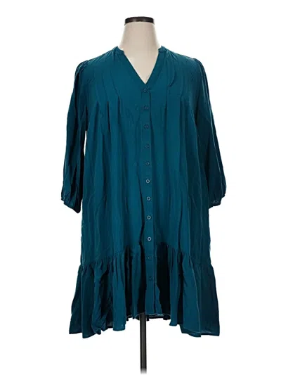 Pre-owned Torrid Casual Dress In Teal
