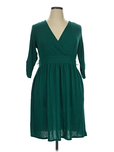 Pre-owned Torrid Casual Dress In Teal