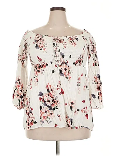 Pre-owned Torrid Casual Dress In White