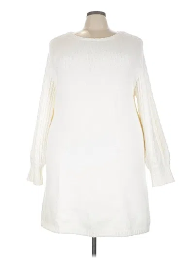 Pre-owned Torrid Casual Dress In White