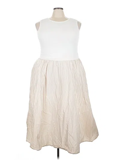 Pre-owned Torrid Casual Dress In White
