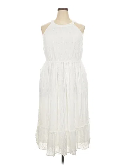 Pre-owned Torrid Casual Dress In White