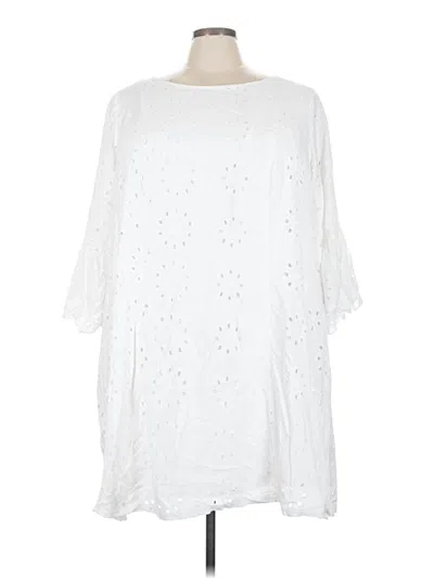 Pre-owned Torrid Casual Dress In White