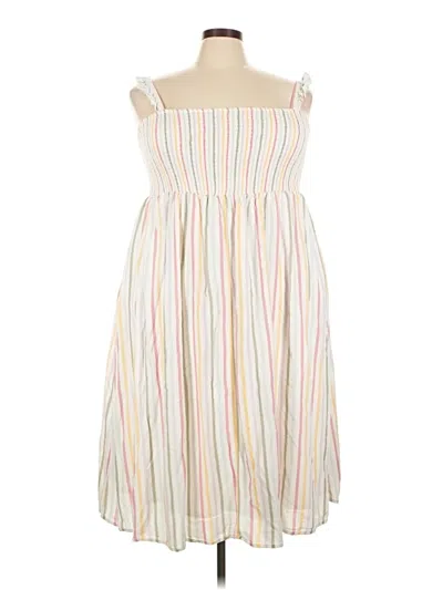Pre-owned Torrid Casual Dress In White