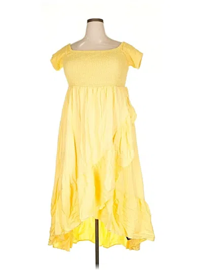 Pre-owned Torrid Casual Dress In Yellow