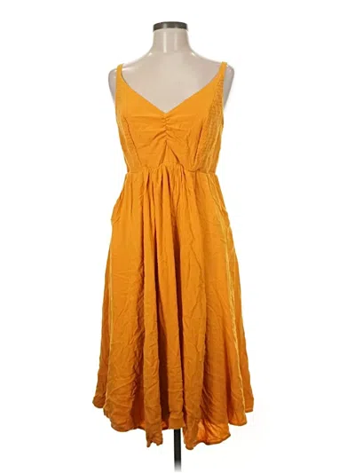 Pre-owned Torrid Casual Dress In Yellow