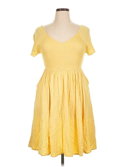Pre-owned Torrid Casual Dress In Yellow