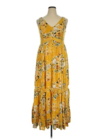 Pre-owned Torrid Casual Dress In Yellow
