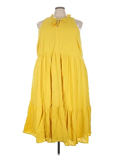 Pre-owned Torrid Casual Dress In Yellow