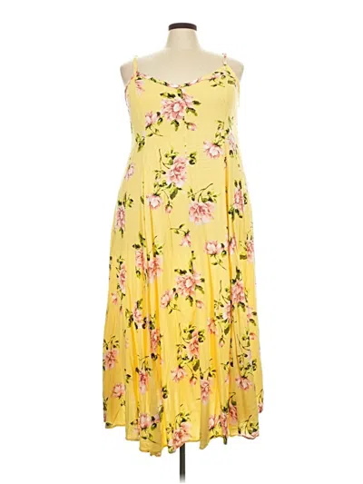 Pre-owned Torrid Casual Dress In Yellow