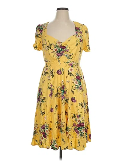 Torrid Casual Dress In Yellow