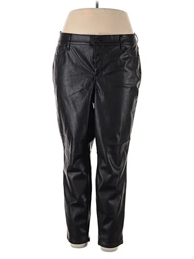 Pre-owned Torrid Casual Pants In Black