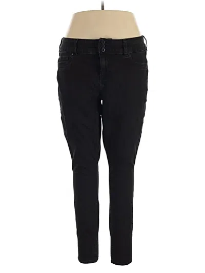 Pre-owned Torrid Casual Pants In Black