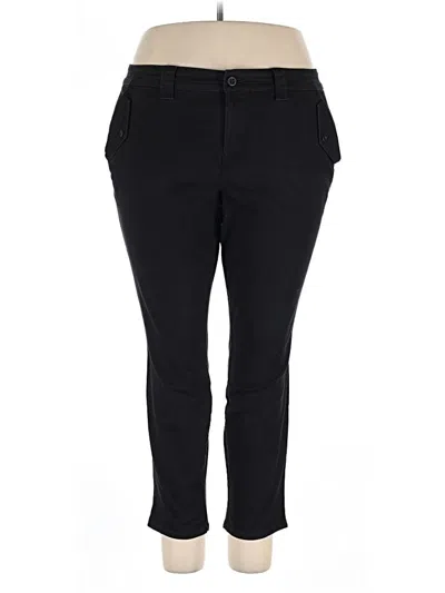 Pre-owned Torrid Casual Pants In Black