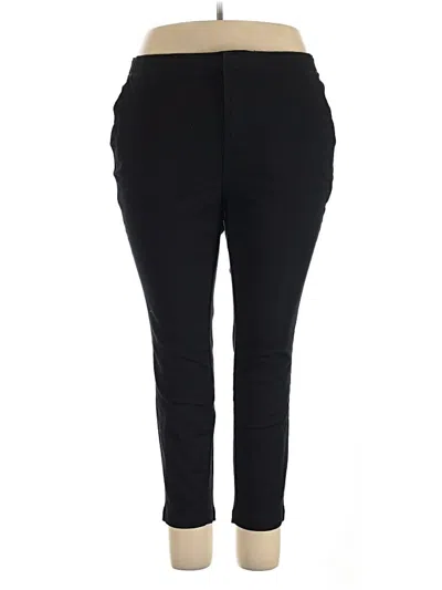 Pre-owned Torrid Casual Pants In Black