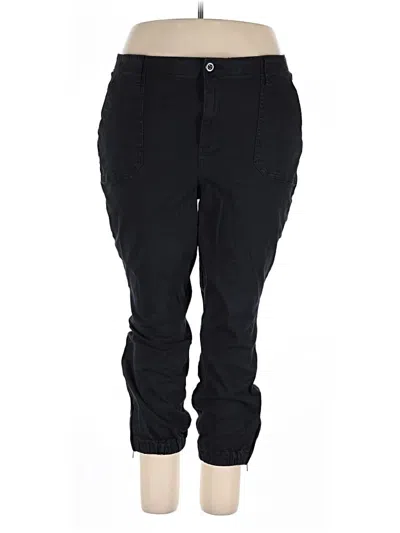 Pre-owned Torrid Casual Pants In Black