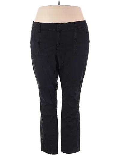 Pre-owned Torrid Casual Pants In Black
