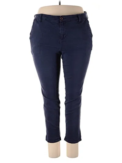 Pre-owned Torrid Casual Pants In Blue