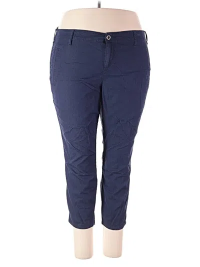 Pre-owned Torrid Casual Pants In Blue