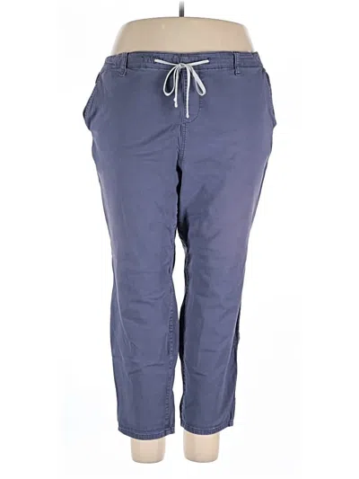 Pre-owned Torrid Casual Pants In Blue