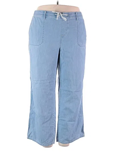 Pre-owned Torrid Casual Pants In Blue