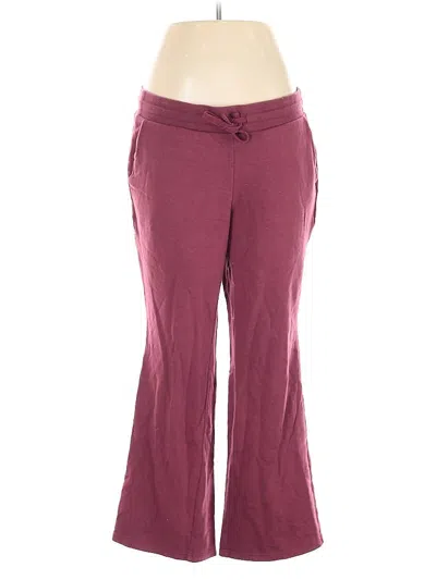 Pre-owned Torrid Casual Pants In Burgundy