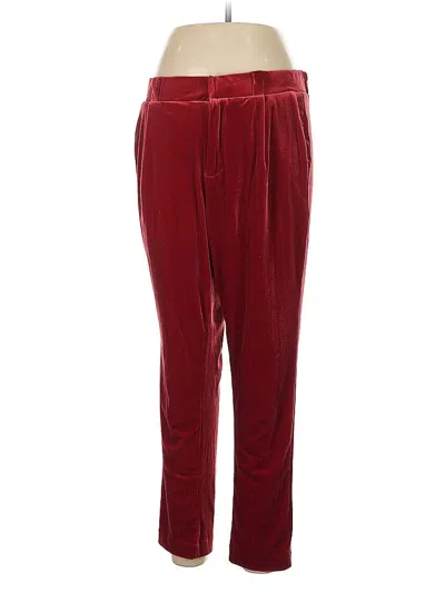 Pre-owned Torrid Casual Pants In Burgundy