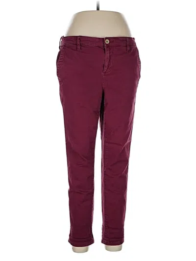 Pre-owned Torrid Casual Pants In Burgundy