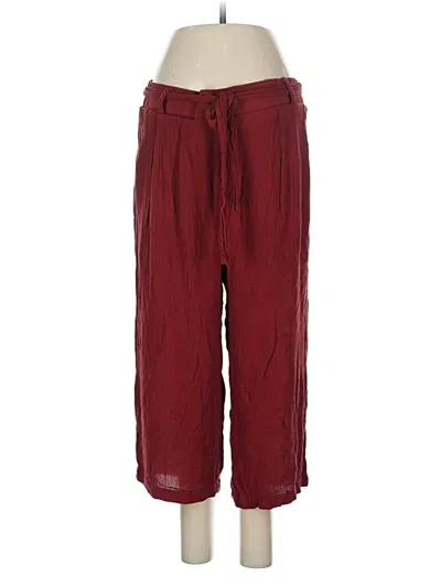 Pre-owned Torrid Casual Pants In Burgundy
