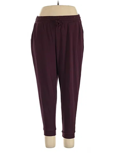 Pre-owned Torrid Casual Pants In Burgundy