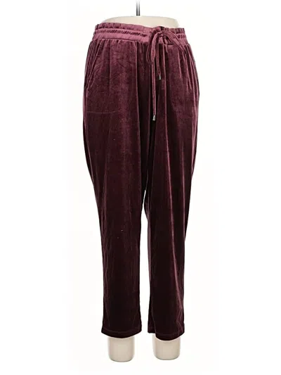 Pre-owned Torrid Casual Pants In Burgundy