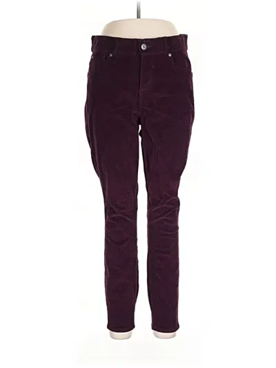 Pre-owned Torrid Casual Pants In Burgundy