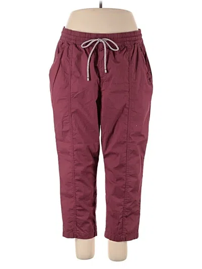 Pre-owned Torrid Casual Pants In Burgundy