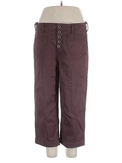 Pre-owned Torrid Casual Pants In Burgundy