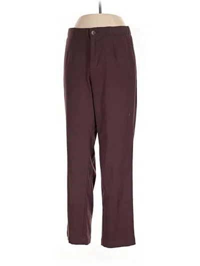Pre-owned Torrid Casual Pants In Burgundy