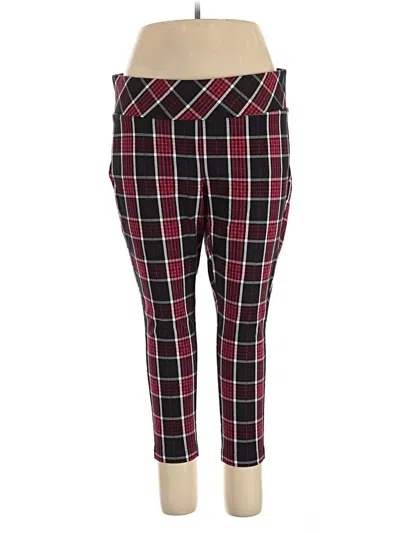 Pre-owned Torrid Casual Pants In Burgundy