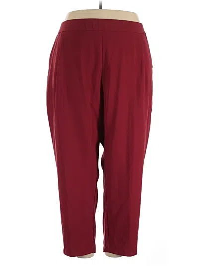 Pre-owned Torrid Casual Pants In Burgundy