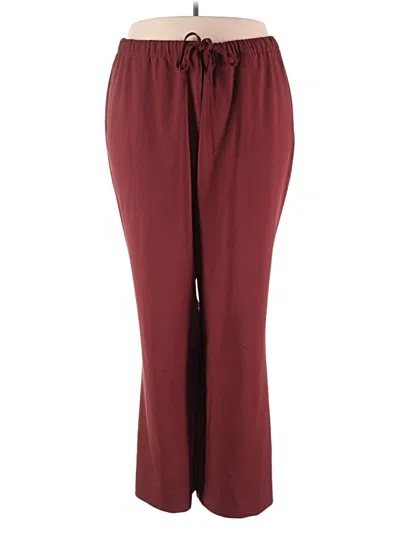 Pre-owned Torrid Casual Pants In Burgundy