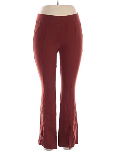 Pre-owned Torrid Casual Pants In Burgundy