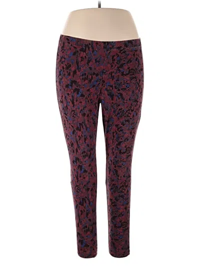 Pre-owned Torrid Casual Pants In Burgundy