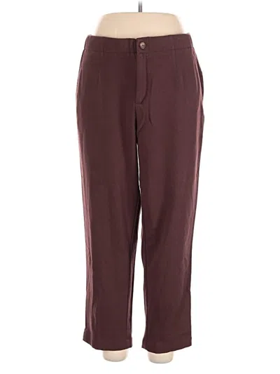 Pre-owned Torrid Casual Pants In Burgundy
