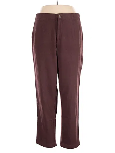 Pre-owned Torrid Casual Pants In Burgundy