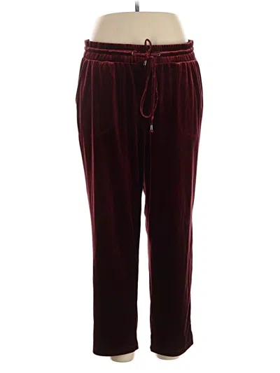 Pre-owned Torrid Casual Pants In Burgundy