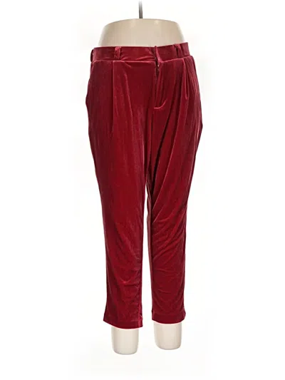 Pre-owned Torrid Casual Pants In Burgundy