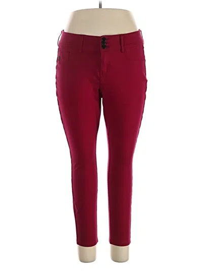 Pre-owned Torrid Casual Pants In Burgundy